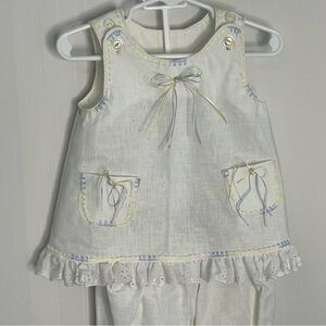 Vintage Cream and Pastel Kids Matching Set